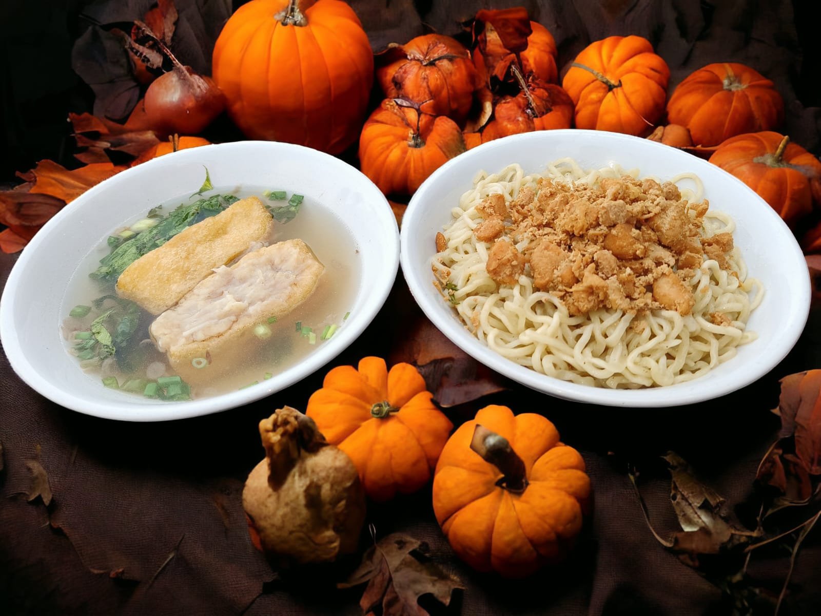 Mie Ayam Bakso Tahu Kering (Asin)